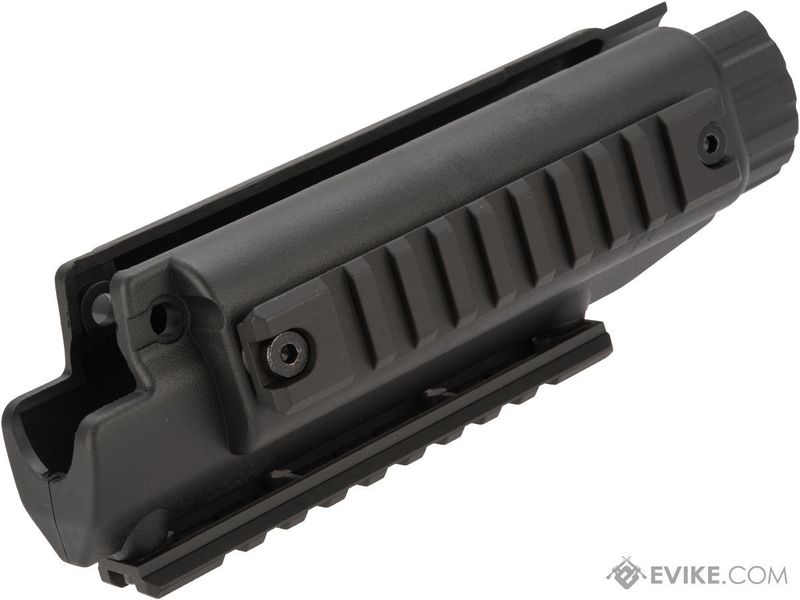 H&amp;K Railed Handguard Kit w/ Metal Outer Barrel &amp; Vertical Grip for MP5 Series Airsoft AEG Sub Machine Guns