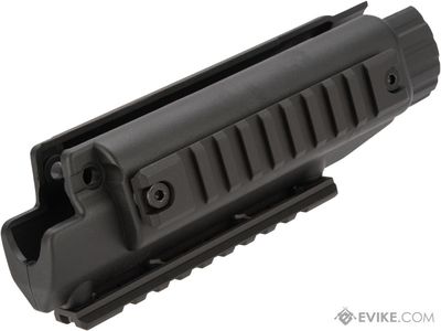 H&amp;K Railed Handguard Kit w/ Metal Outer Barrel &amp; Vertical Grip for MP5 Series Airsoft AEG Sub Machine Guns