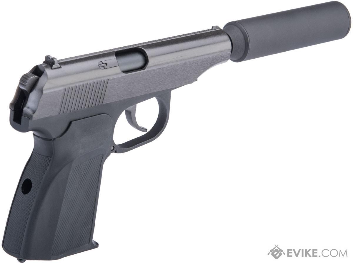 WE-Tech Russian PMM Airsoft Gas Blowback GBB Pistol, Color: Black