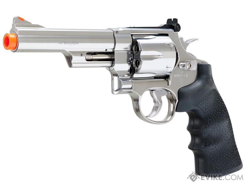 Umarex Licensed Smith &amp; Wesson Model 29 CO2 Airsoft Revolver - 5&quot; Chrome
