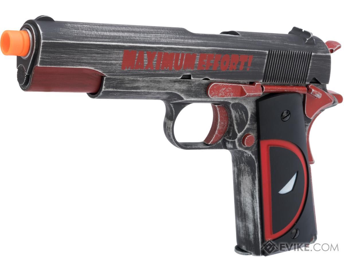 AW Custom &quot;Maximum Effort&quot; 1911 Gas Blowback Airsoft GBB Pistol (Model: Deceased Puddle)