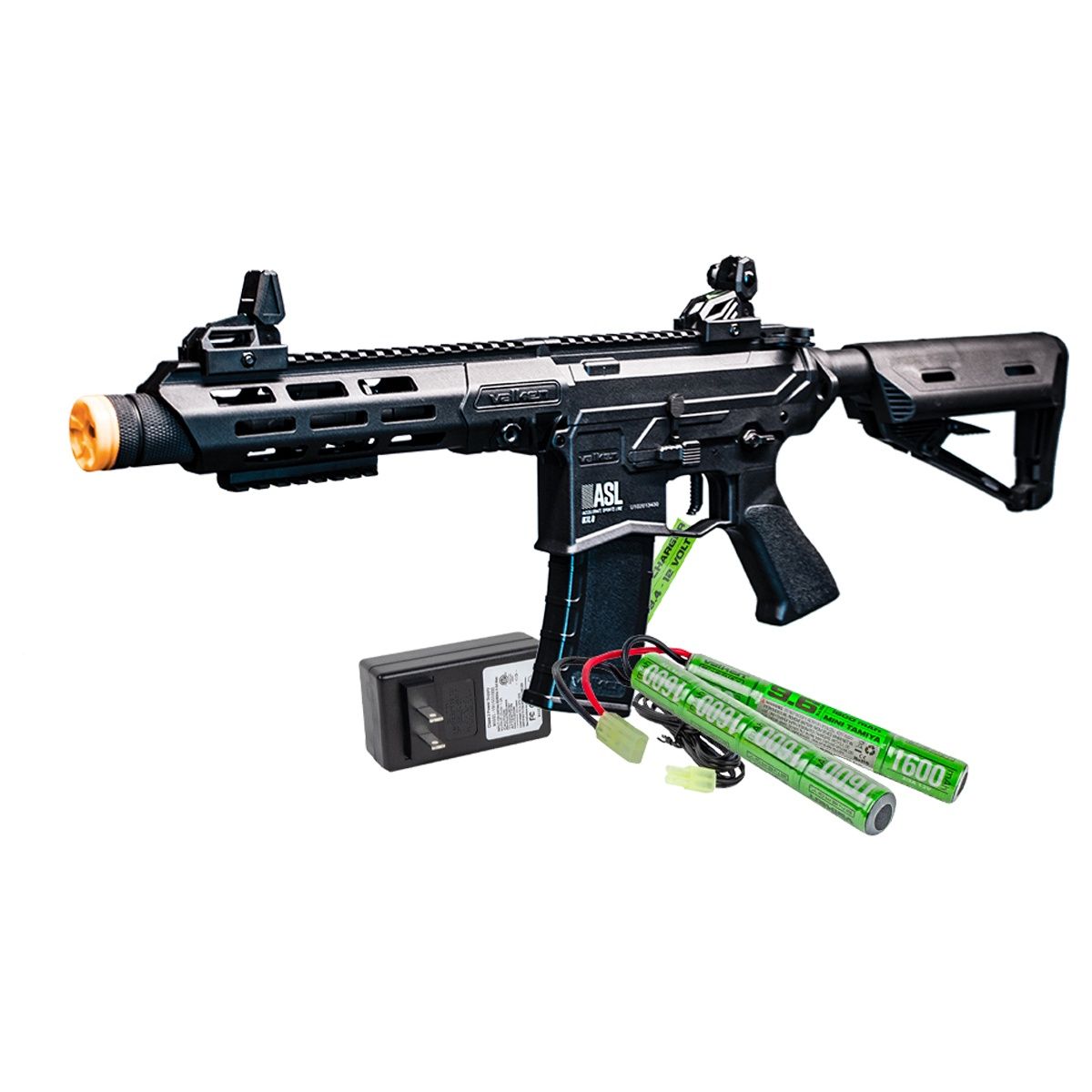 Valken ASL Kilo AEG Airsoft Gun Battery and Charger Combo