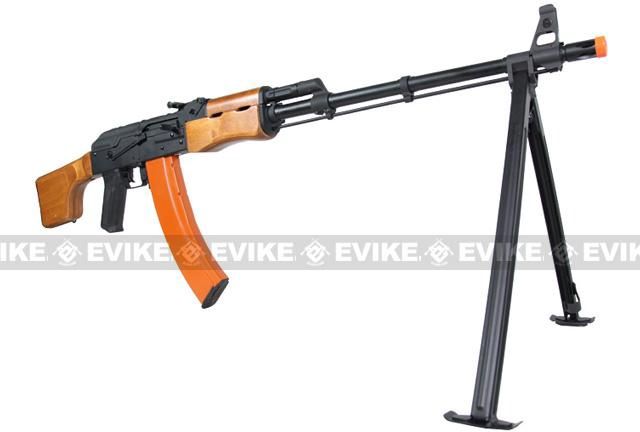 CYMA Standard RPK LMG Airsoft AEG Rifle w/ Steel Bipod and Real Wood Furniture