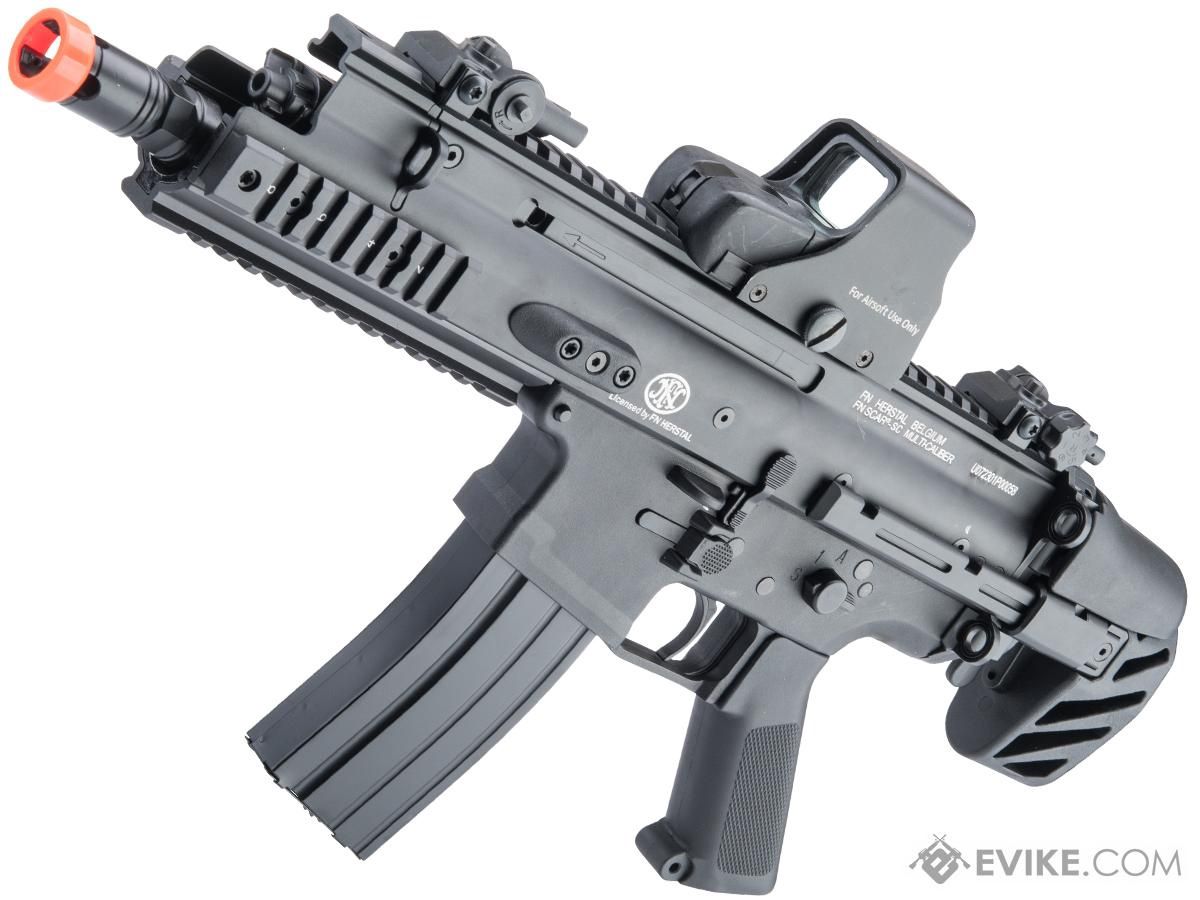 Cybergun FN Herstal-Licensed Advanced SCAR-SC Compact Airsoft AEG w/ QD Spring &amp; MOSFET by CYMA