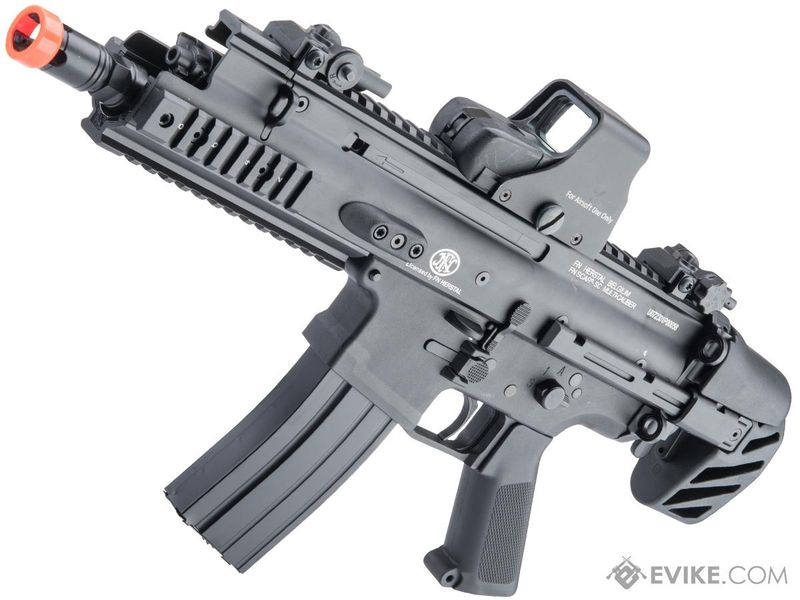 Cybergun FN Herstal-Licensed Advanced SCAR-SC Compact Airsoft AEG w/ QD Spring &amp; MOSFET by CYMA