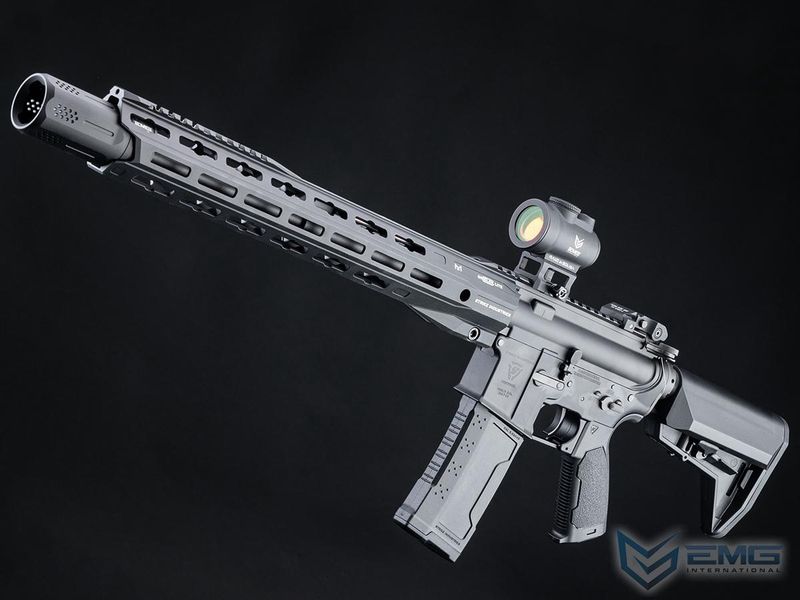 EMG Custom Built Strike Industries Licensed &quot;Sentinel&quot; AR-15 Airsoft AEG Rifle w/ GRIDLOK® LITE Handguard