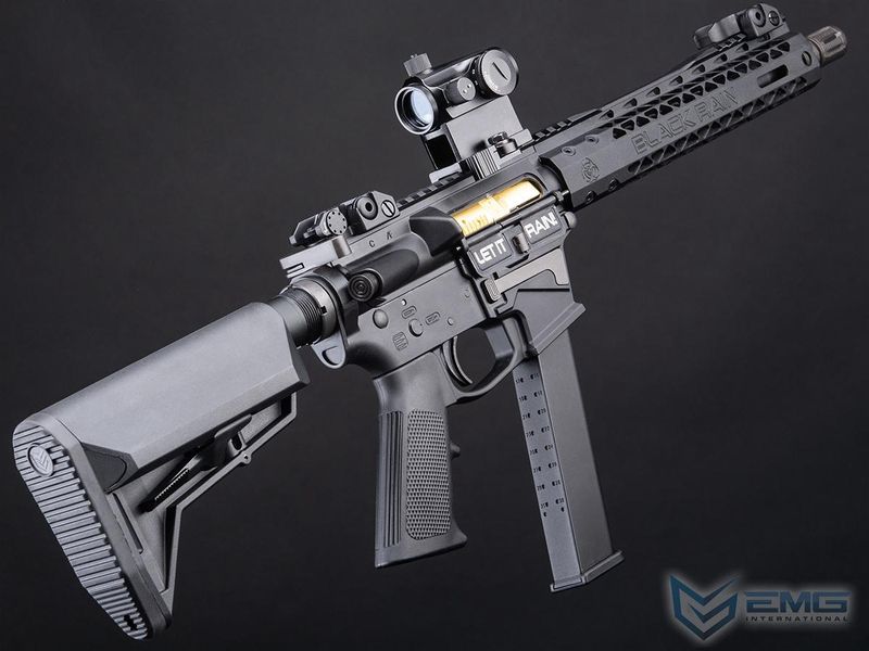 EMG Black Rain Ordnance BRO 9mm Gas Blowback Airsoft Rifle
