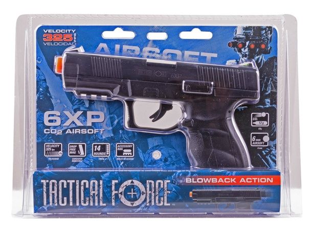 Tactical Force 6XP CO2 Airsoft Gas Blowback Pistol by UMAREX
