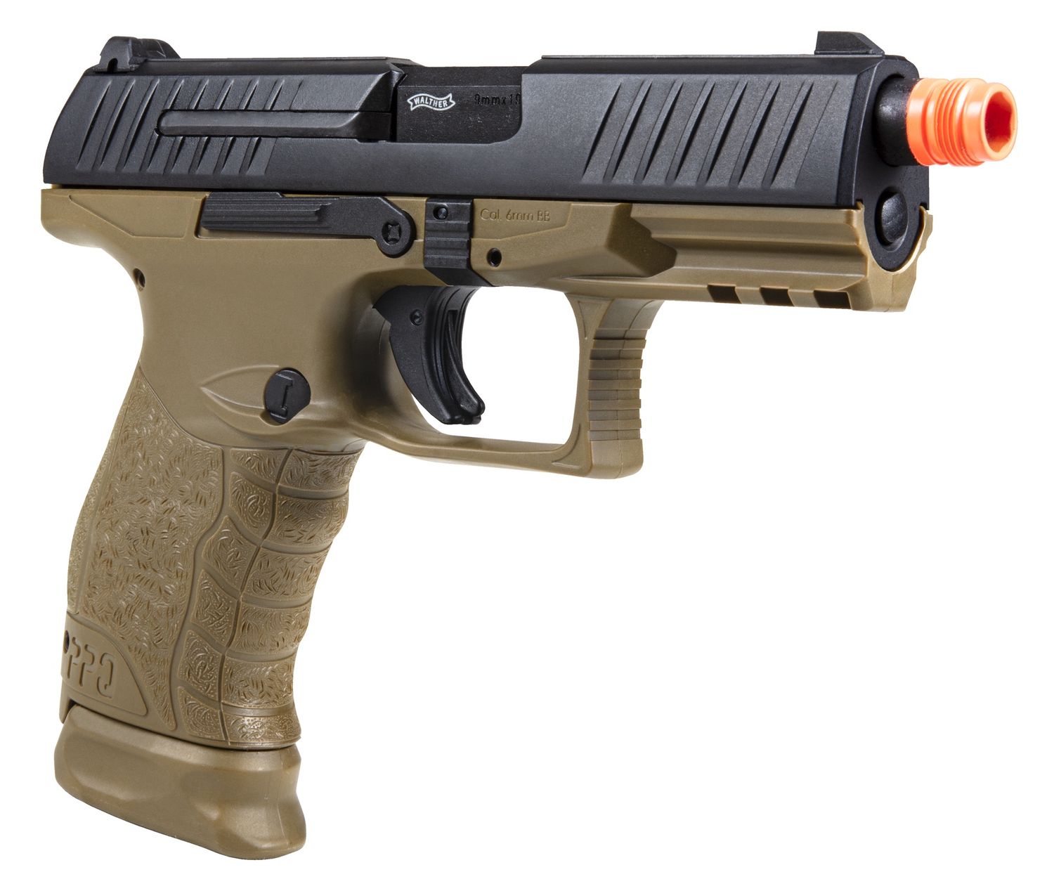Walther PPQ GBB Tac SD Navy Airsoft GBB Pistol by Umarex &amp; Elite Force