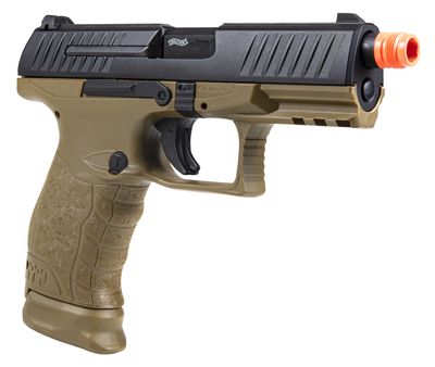 Walther PPQ GBB Tac SD Navy Airsoft GBB Pistol by Umarex &amp; Elite Force