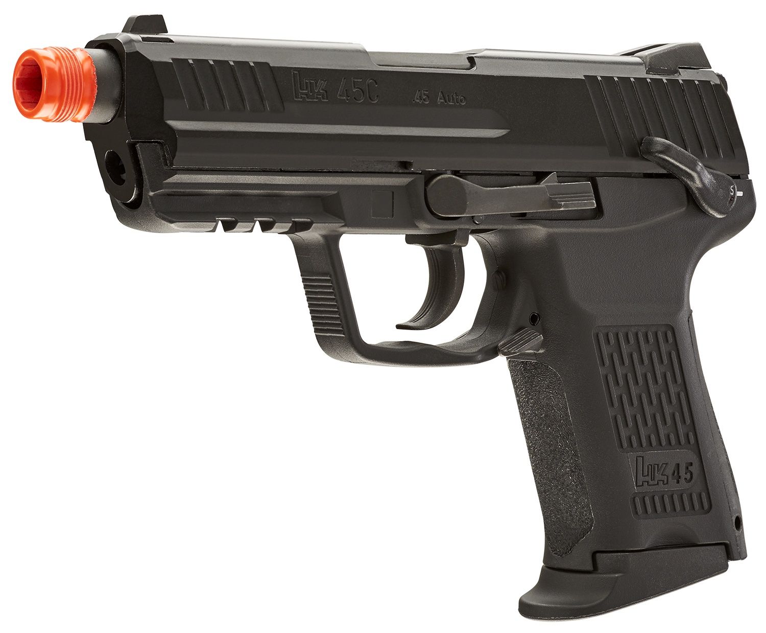 Umarex Heckler &amp; Koch Licensed HK45 Compact Tactical Airsoft GBB Pistol (Color: Black)