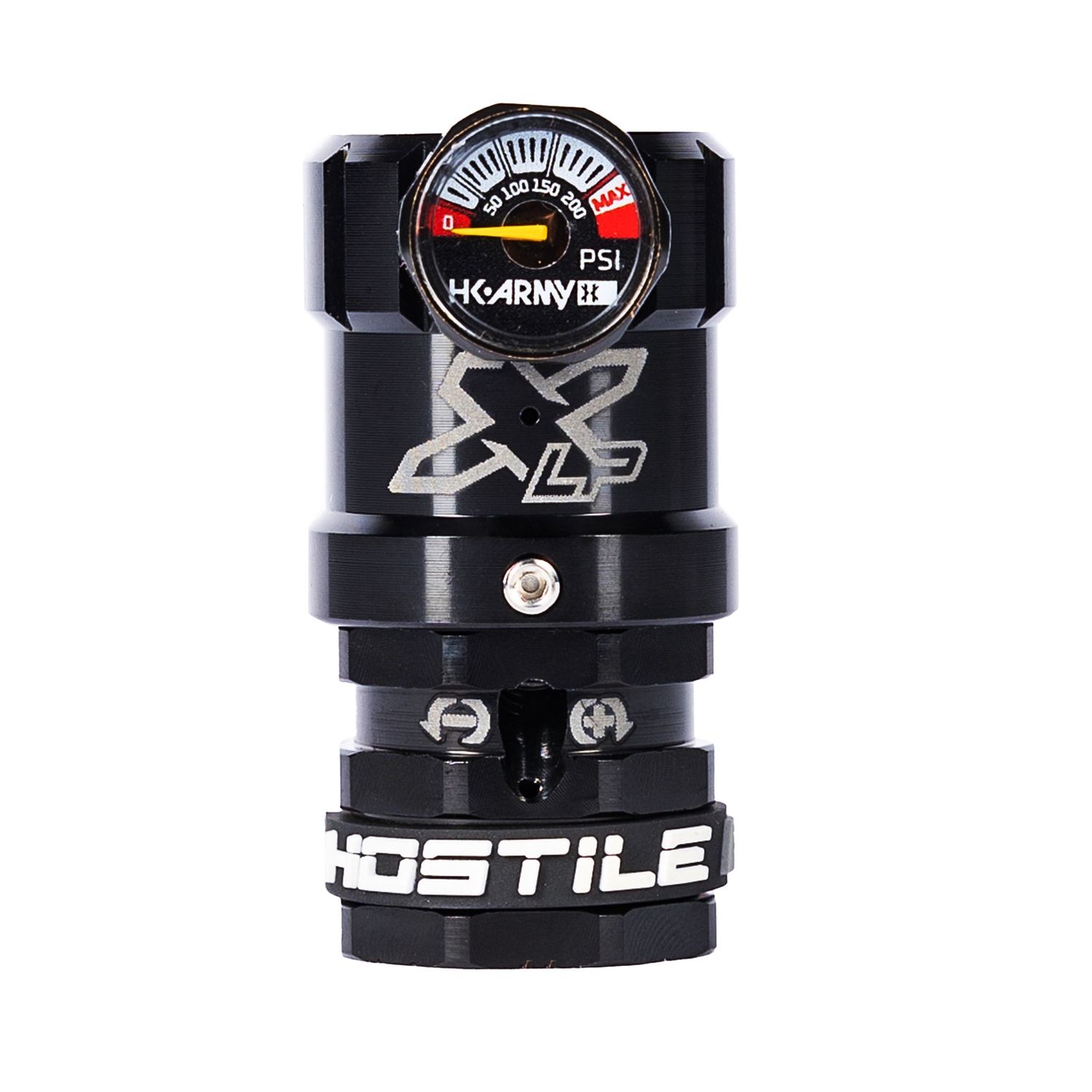 HK Army Hostile XLP Regulator - Side Port Quick-Disconnect, Color: Black