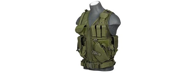 Lancer Tactical Cross Draw Vest w/ Holster