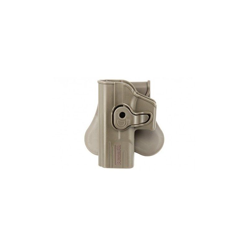AMOMAX Hard Shell Paddle Holster for M9 - Tan