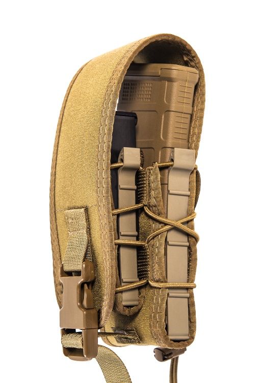 HSGI Double Decker TACO Covered Adaptable Belt Mount (ABM), Color: Coyote Brown