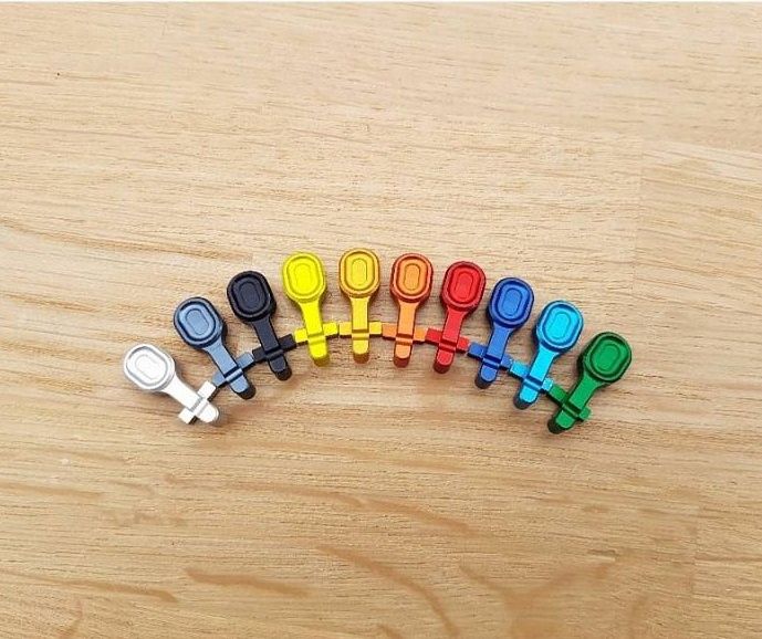 Retro Arms CNC Aluminum Bolt Catch for M4, Style: Standard, Color: Red
