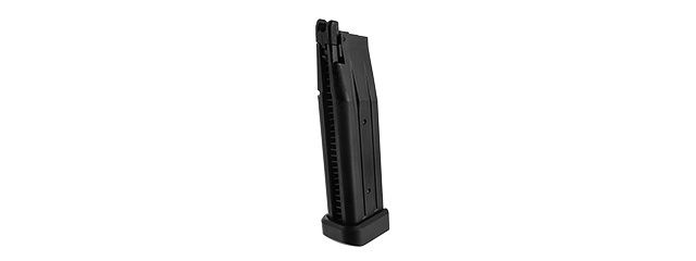 TOKYO MARUI 31RD MAGAZINE FOR TM HI CAPA 5.1 GBB AIRSOFT PISTOL (BLACK), Color: black
