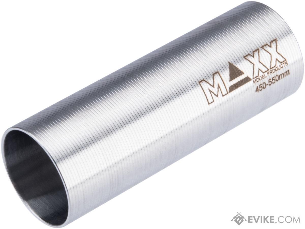 Maxx Model CNC Hardened Stainless Steel Airsoft AEG Cylinder, Model: Type A / 450-550mm