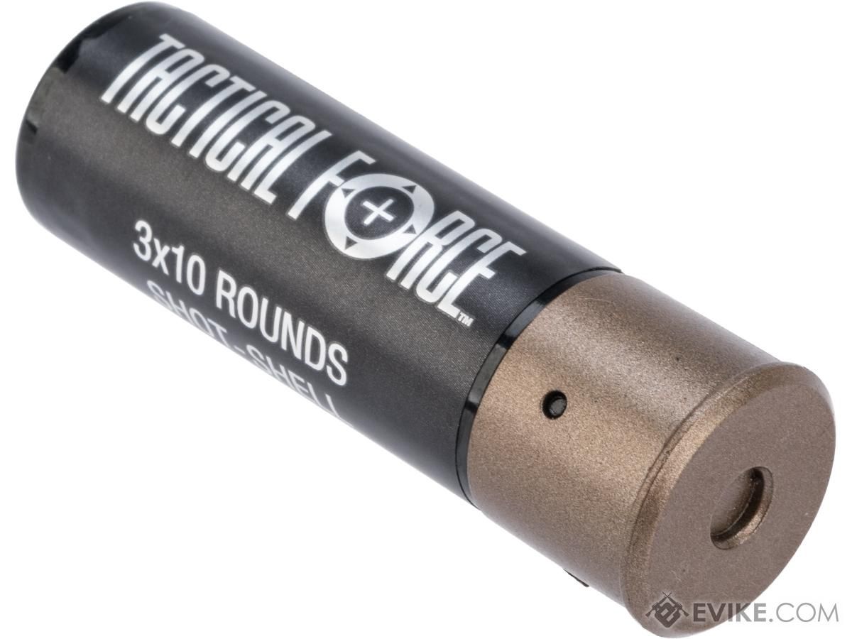 Tactical Force 30rd Shotshells for Pump Action Airsoft Shotguns (Color: Black / 6 Pack)