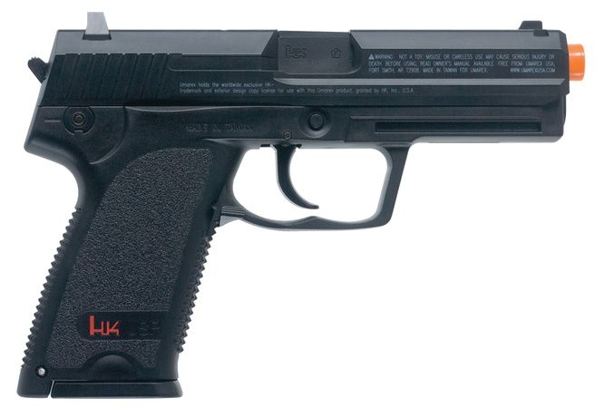 H&amp;K USP CO2 AIRSOFT - BLACK