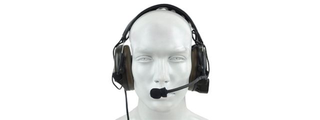 Z-TAC BOWMAN NYLON PLASTIC COMTAC I HEADSET - FOLIAGE GREEN