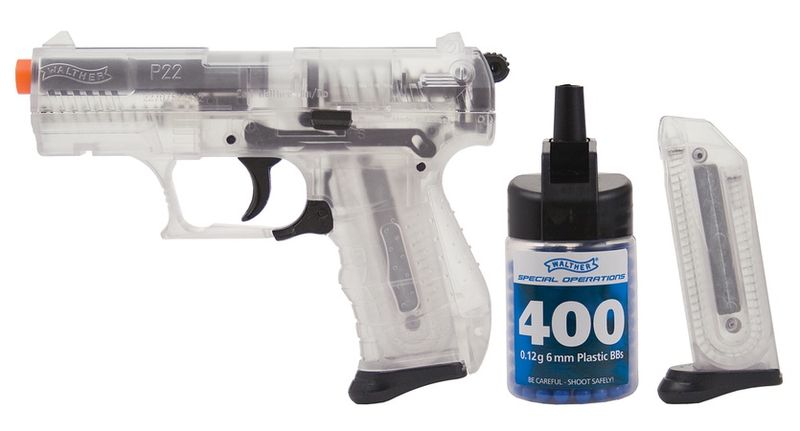 Umarex Walther P22 Spring Airsoft Pistol Package