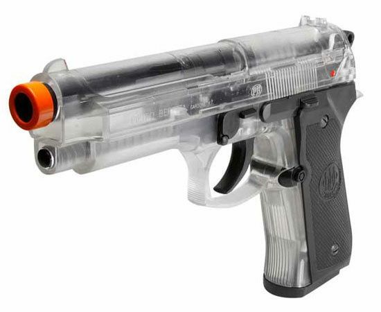 BERETTA 92FS SPRING AIRSOFT - CLEAR