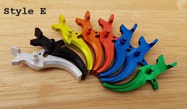 Retro Arms CNC M4 Trigger, Model: Type E, Color: Orange