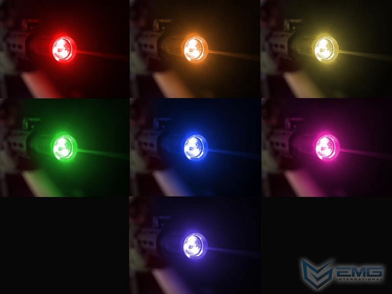EMG Strike Industries Oppressor Universal Blast Shield w/ Built-In ACETECH Bifrost M RGB Rechargeable Tracer