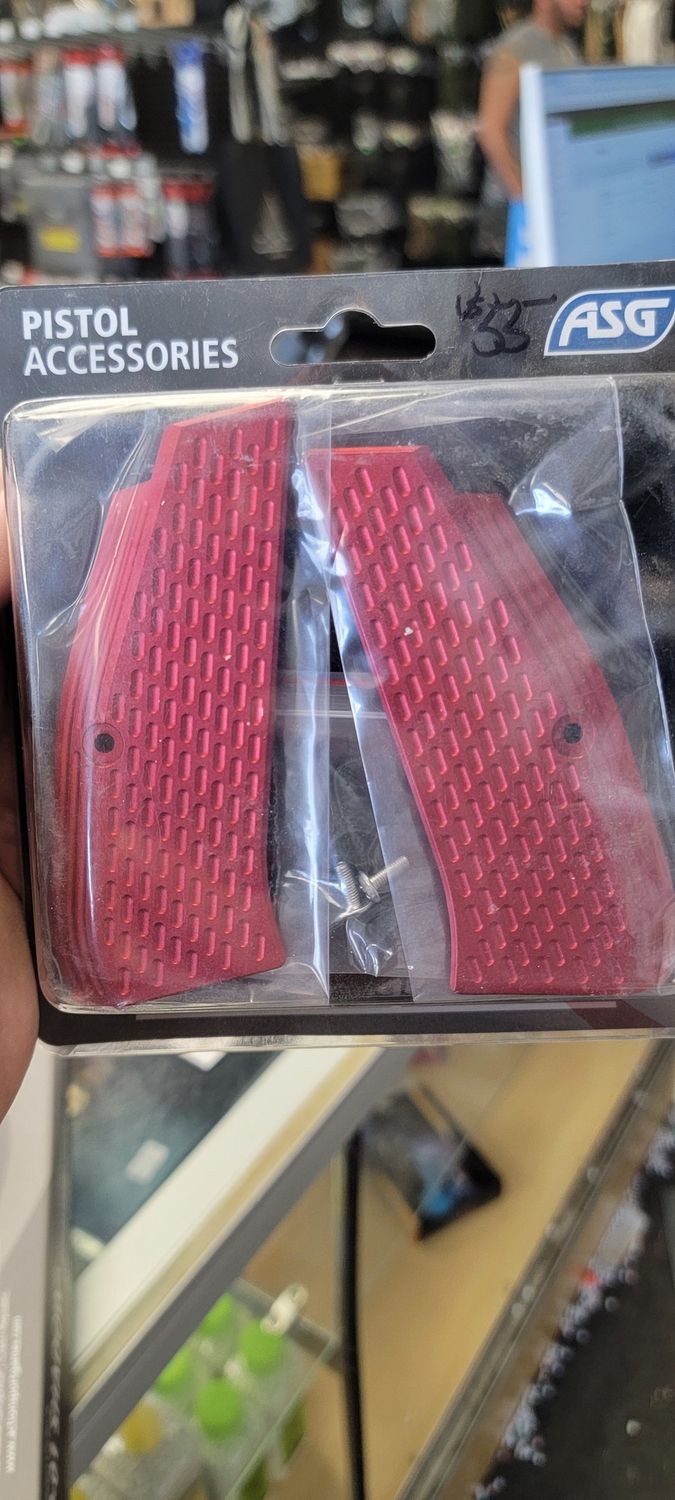ASG Metal Pistol Grip for CZ SP-01 Shadow, Color: Red