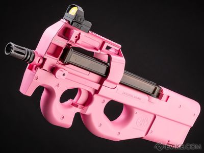 FN Herstal Licensed P90 Full Size Metal Gearbox Airsoft AEG (PINK)
