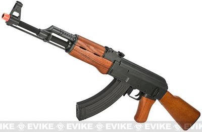 CYMA Standard AK47 Full Metal Real Wood Blowback Airsoft AEG Rifle