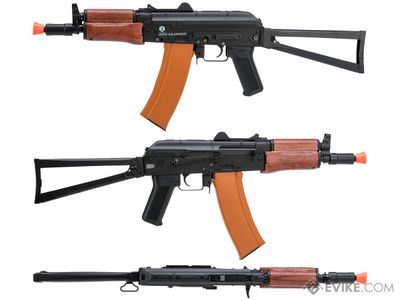 Softair Licensed Kalashnikov Full Metal AKS74U Airsoft AEG with Real Wood Furniture