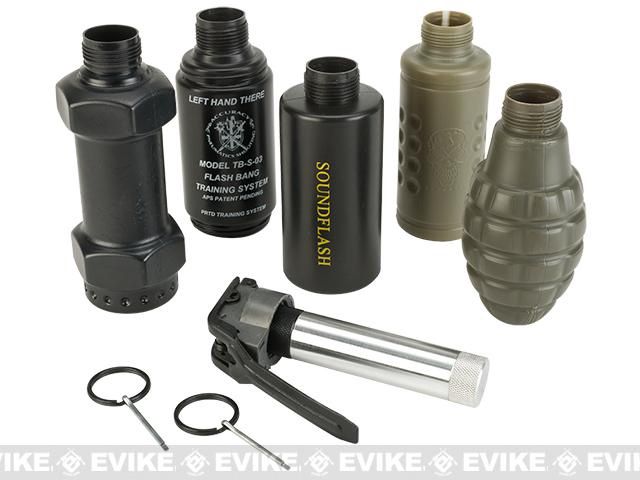 APS Thunder B Airsoft CO2 Simulation Grenade  Shell Sampler / Set of 5 + Core