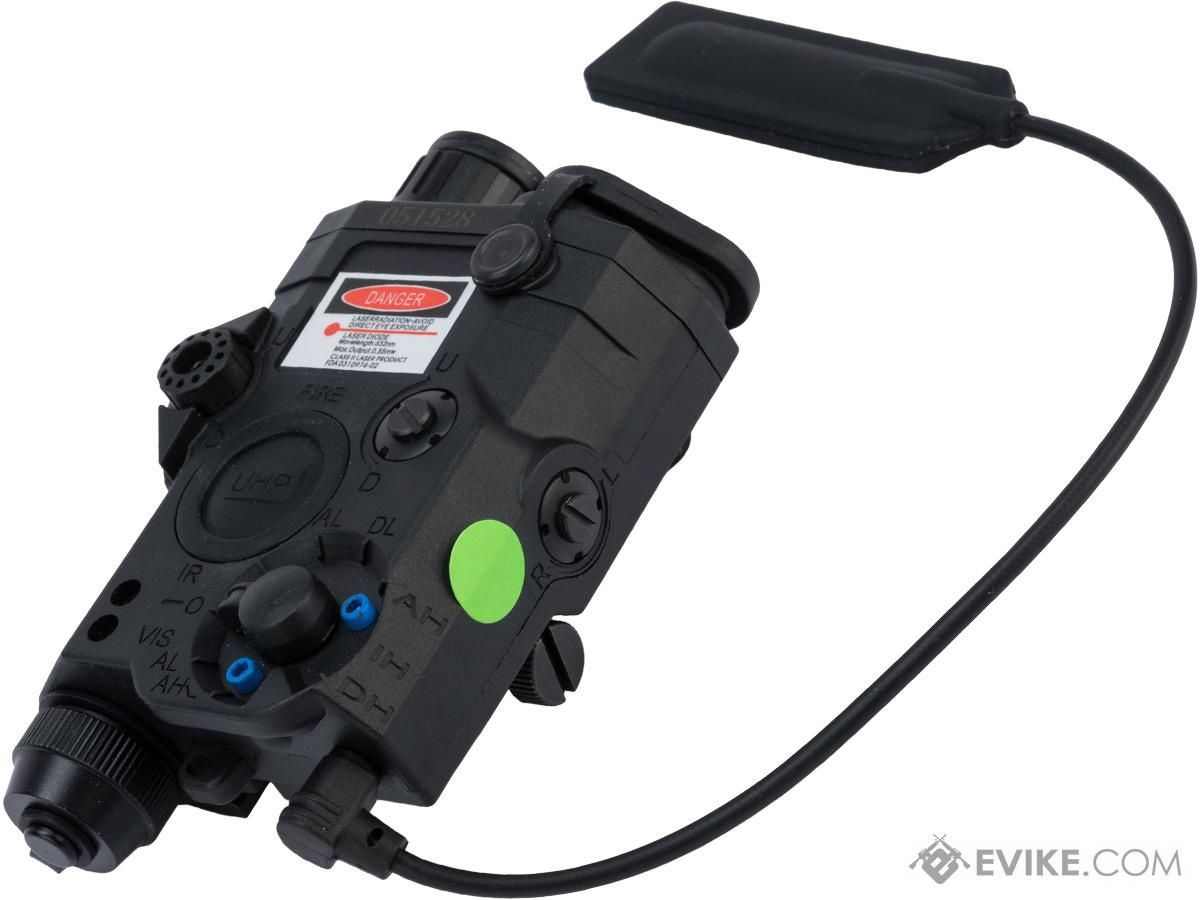 Element Dummy PEQ-15 LA-5C Illuminator w/ Flashlight, Visible and IR Laser, Color: Black