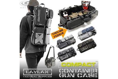 LayLax Container Gun Case Compact-Python Black