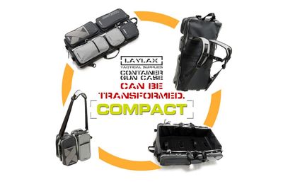 LayLax Container Gun Case Compact-Python Black