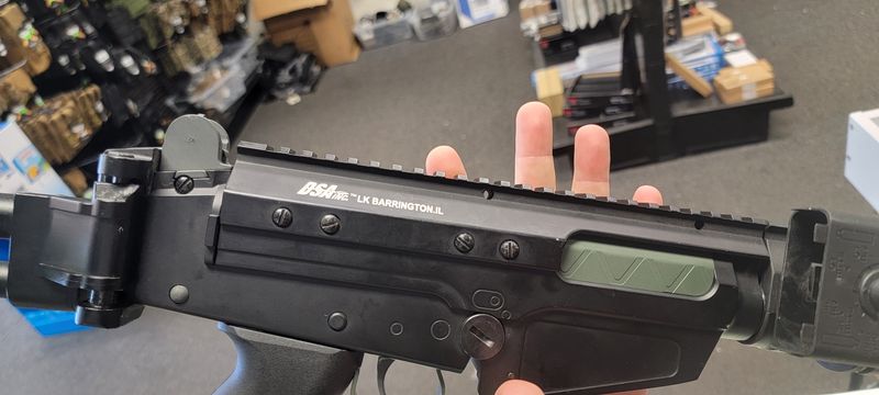 Used DSA Inc. Licensed SA-58 OSW Full Metal Airsoft AEG Rifle by ASG
