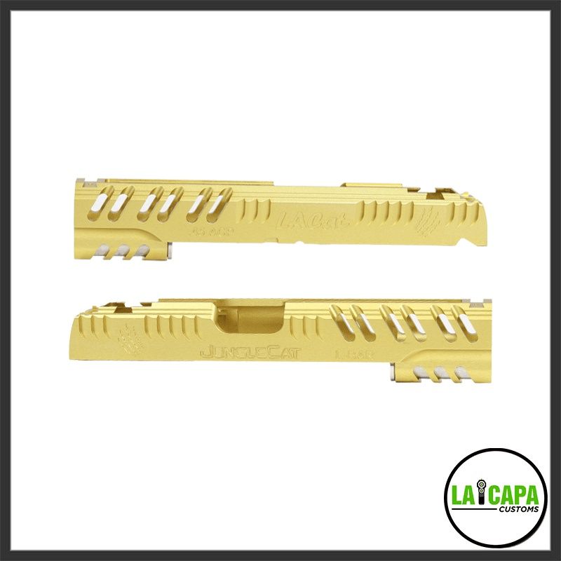 LA Capa Customs 5.1 “JungleCat” Aluminum Slide, Colour: Gold