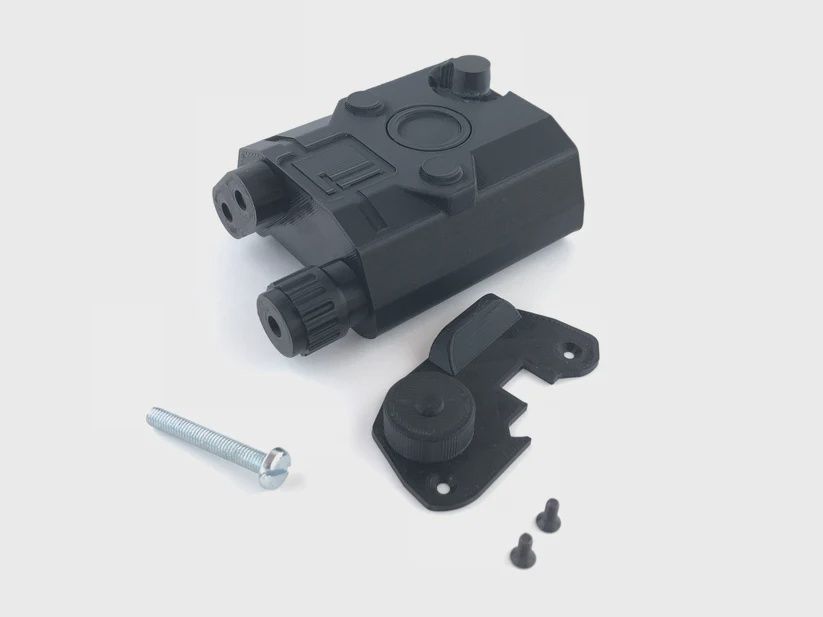 3D Printed PEQ Box for Titan Lithium Ion Brick Battery