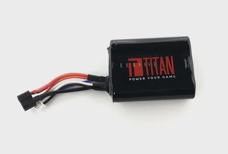 Titan 3000mAh 11.1v Brick Li-Ion Battery, Style: Deans (T-Plug)