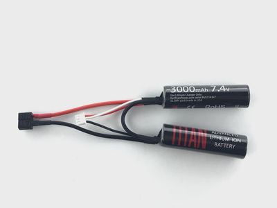 Titan 3000mAh 7.4v Nun-Chuck Li-Ion Battery