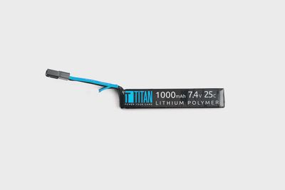 Titan Li-Po 1000mAh 7.4v 25C Stick Battery