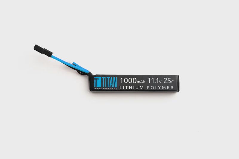 Titan Li-Po 1000mAh 11.1v 25C Stick Battery