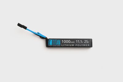 Titan Li-Po 1000mAh 11.1v 25C Stick Battery