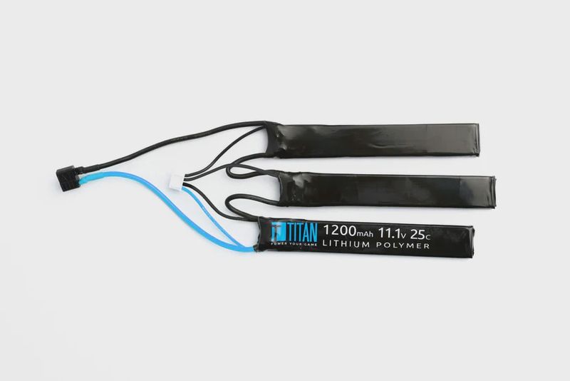 Titan Li-Po 1200mAh 11.1v 25C Triple Battery
