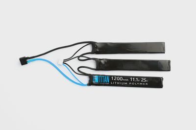 Titan Li-Po 1200mAh 11.1v 25C Triple Battery