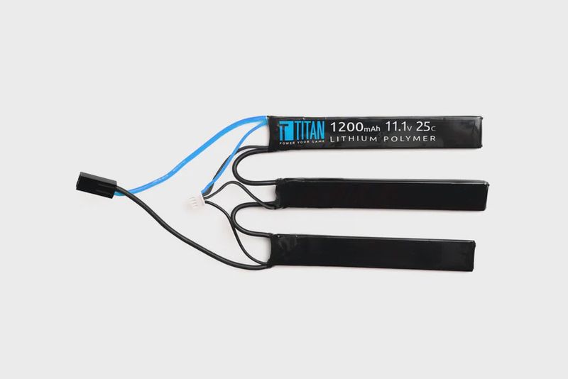 Titan Li-Po 1200mAh 11.1v 25C Triple Battery