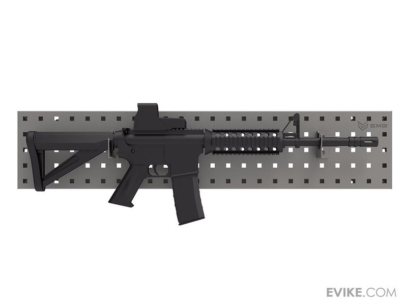 EMG "Battle Wall System" Weapon Display &amp; Storage Panels (Size: 36" x 7.5" / Blue)