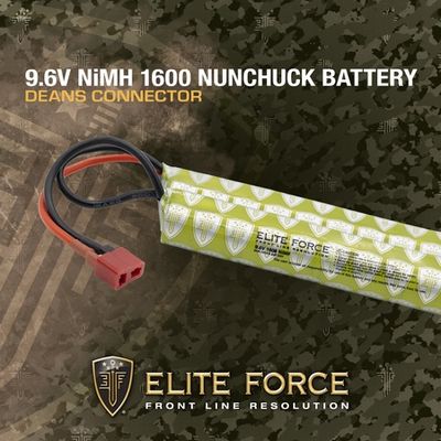 Elite Force 9.6V NIMH 1600 Num Chuck Battery - DEANS